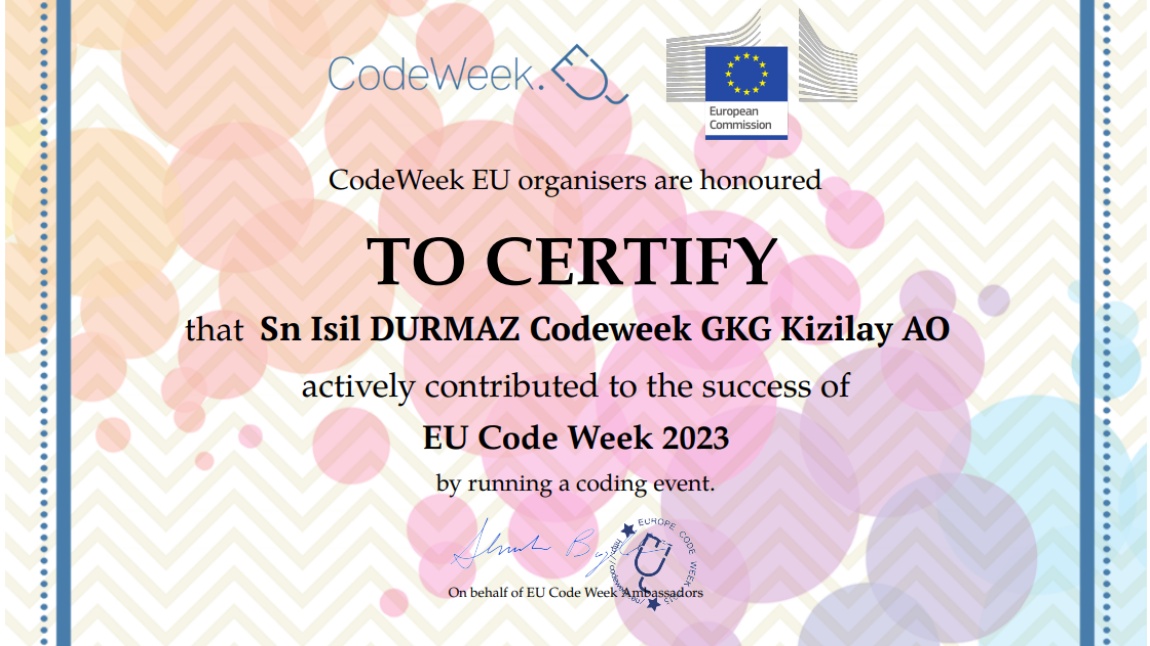 CODEWEEK HAFTASI